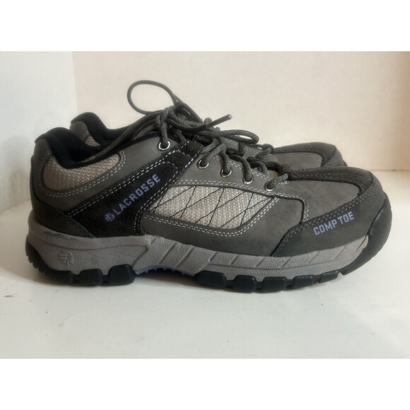 Lacrosse Women’s Quickness 3” Vapor Blue/indigo Comp Toe Work Shoe. Size 8.5. - Picture 1 of 10